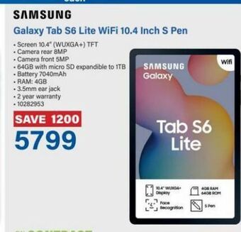 Incredible Connection Samsung galaxy tab s6 lite wifi 10.4 inch s pen offer