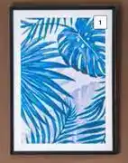 Builders Warehouse Framed blue leaf canvas 510mm x 710mm offer