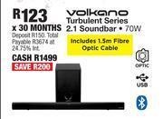 OK Furniture Volkano turbulent series 2.1 soundbar offer