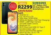OK Furniture Samsung 6.5 galaxy a04 4g dual nano sim smartphone-each offer