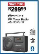 OK Furniture Amplify fm tuner radio am-3350-bk offer