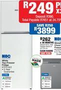 OK Furniture Kic 170l white top freezer fridge ktf518/2 offer