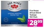 Game Five roses african blend teabags-102's pack offer