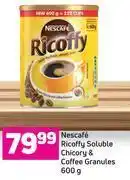 Game Nescafe ricoffy soluble chicory & coffee granules-600g offer