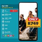 Itel v51 smartphone 4g lte
