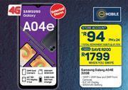 Pick n Pay Samsung galaxy a04e 32gb 4g offer