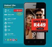 Checkers Mobicel vibe smartphone 3g offer