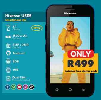 Hisense u605 smartphone 3g