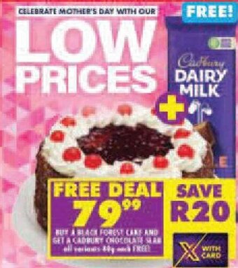 Shoprite Cadbury Dairy Milk offer