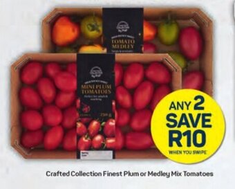 Pick n Pay Crafted Collection Finest Plum or Medley Mix Tomatoes offer