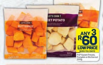 Pick n Pay PnP Sweet Potato, Pumpkin or Butternut 500g offer