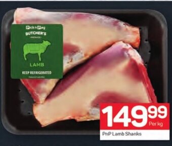 Pick n Pay PnP Lamb Shanks offer