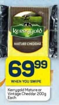 Pick n Pay Kerrygold Mature or Vintage Cheddar 200g Each offer