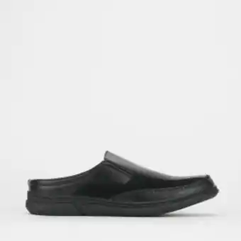Fos casual slip on black patent