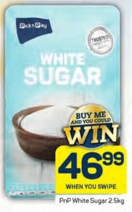 Pick n Pay PnP White Sugar 2.5kg offer