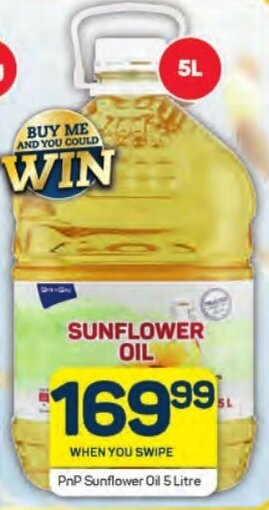 Pick n Pay PnP Sunflower Oil 5 Litre offer