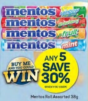 Mentos Roll Assorted 38g