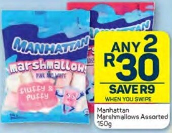 Pick n Pay Manhattan Marshmallows Assorted 150g offer