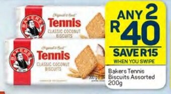 Pick n Pay Bakers Tennis Biscuits Assorted 200g offer