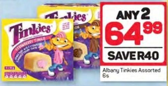 Pick n Pay Albany Tinkies Assorted 6s offer