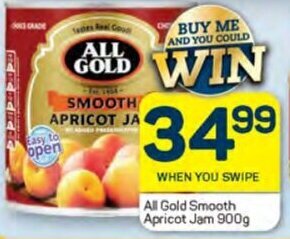 Pick n Pay All Gold Smooth Apricot Jam 900g offer