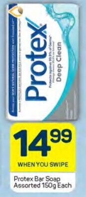 Pick n Pay Protex Bar Soap Assorted 150g Each offer