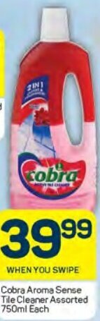 Pick n Pay Cobra Aroma Sense Tile Cleaner Assorted 750ml Each offer