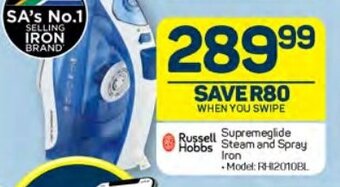 Pick n Pay Russell Hobbs Supremeglide Hobbs Steam and Spray Iron offer