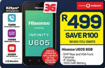 Pick n Pay Hisense U605 8GB offer