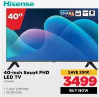 HiFi Corp Hisense 40-inch Smart FHD LED TV offer
