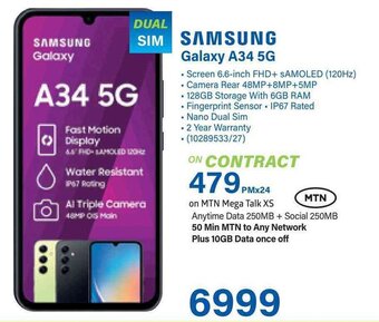 Incredible Connection SAMSUNG Galaxy A34 5G offer