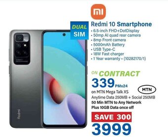 Incredible Connection Redmi 10 Smartphone offer