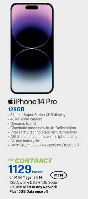 Incredible Connection iPhone 14 Pro 128GB offer
