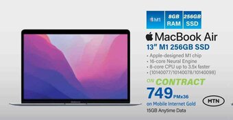 Incredible Connection MacBook Air 13" M1 256GB SSD offer