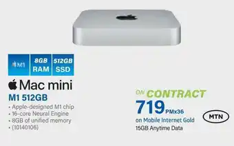 Incredible Connection Mac mini M1 512GB offer