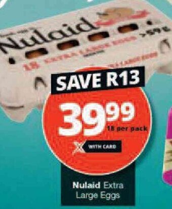 Checkers Nulaid Extra Large Eggs offer