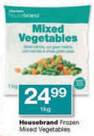 Checkers Housebrand Frozen Mixed Vegetables offer