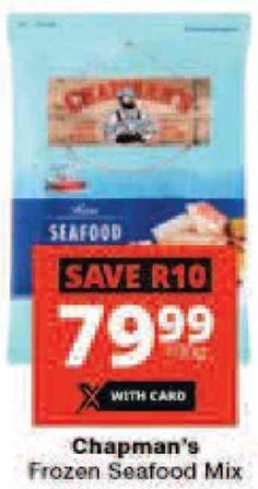 Checkers Chapman's Frozen Seafood Mix offer