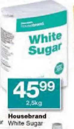 Checkers Housebrand White Sugar offer