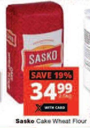 Checkers Sasko Cake Wheat Flour offer