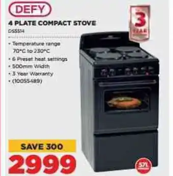 HiFi Corp 4 Plate Compact Stove offer