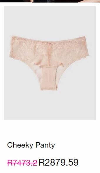 La Senza Cheeky panty offer