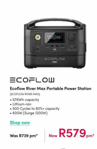 Ecoflow river max portable power station
