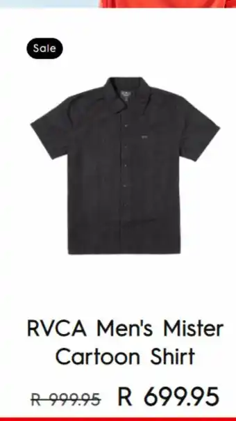 Rvca men's mister cartoon shirt