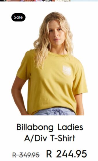 Billabong ladies a/ div t-shirt