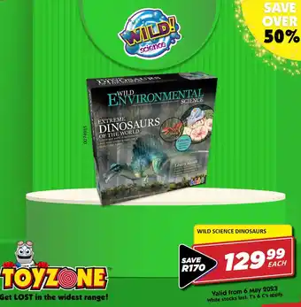 Wild science dinosaurs