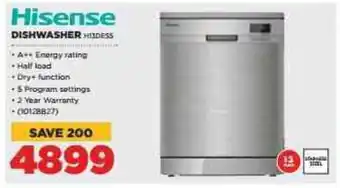 HiFi Corp Hisense Dishwasher offer