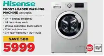 HiFi Corp Hisense Front Loader Washing Machine offer