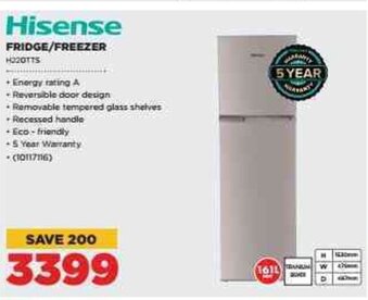 HiFi Corp Hisense Fridge/Freezer offer