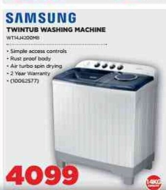 HiFi Corp Samsung Twintub Washing Machine offer
